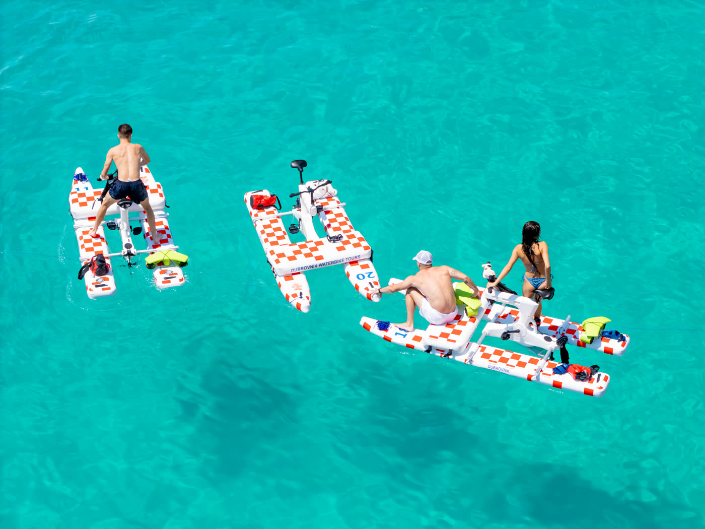 Premium Dubrovnik Waterbike Tour with Underwater Scooter